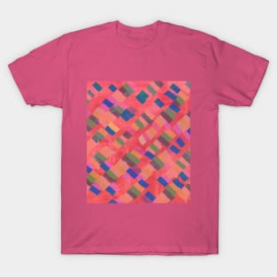 Pink Abstract Grunge texture collection T-Shirt